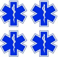 sticker medical paramedic helmets toolboxes logo