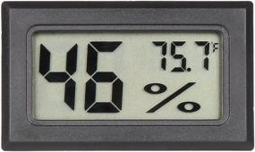 img 4 attached to 🌡️ Qooltek Mini Digital Hygrometer Thermometer: Precise Indoor Humidity Monitor for Cars, Incubators, and Pet Climates