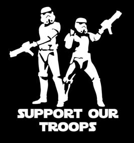 img 3 attached to UR Impressions MWht Storm Troopers Support Our Troops Decal Vinyl Sticker Graphics For Cars Trucks SUV Van Wall Window Laptop
