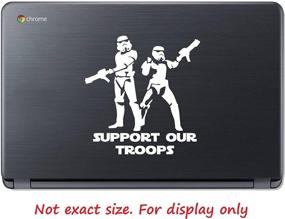 img 1 attached to UR Impressions MWht Storm Troopers Support Our Troops Decal Vinyl Sticker Graphics For Cars Trucks SUV Van Wall Window Laptop