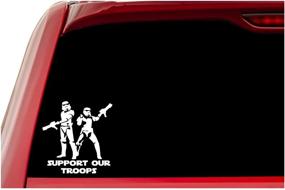img 2 attached to UR Impressions MWht Storm Troopers Support Our Troops Decal Vinyl Sticker Graphics For Cars Trucks SUV Van Wall Window Laptop