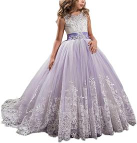 img 1 attached to Princess Girls Pageant Dresses for WDE | Girls' Clothing Dresses