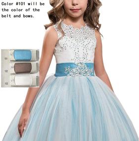 img 3 attached to Princess Girls Pageant Dresses for WDE | Girls' Clothing Dresses