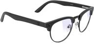 👓 glassy morrison premium blue light blocking glasses: relieve eyestrain and fatigue from computer and gaming logo