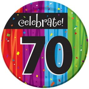 img 2 attached to 🎉 70th Birthday Bash Essentials: Party Bundle with Plates & Napkins for 8 Guests