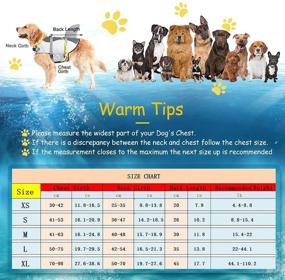 img 2 attached to Shark Dog Life Jacket - Small Medium Large Pet Puppy Life Vest for Water Safety at Pool, Beach, Boating - Saver Swimsuit Preserver