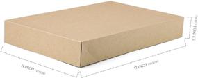 img 1 attached to 10-Pack MESHA Extra Large Cardboard 🎁 Shirt Gift Boxes for Clothing and Presents