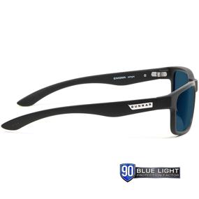 img 1 attached to 🕶️ Gunnar Enigma/Onyx Blue Light Blocking Sunglasses: 90% Blue Light & Sun Protection