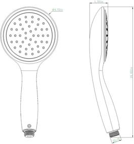 img 1 attached to Dura Faucet DF-SA470-BQ RV Pressure-Assist Hand Held Shower Wand (Bisque Parchment)