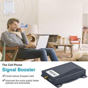 img 3 attached to 📶 AT&T Cell Phone Signal Booster for 5G & 4G LTE - Band 12/17, T-Mobile & AT&T Signal Booster, ATT Cell Phone Booster, AT&T Cell Signal Booster - Cellular Amplifier Repeater, ATT Cell Extender for Home with Faster Data