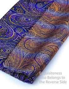 img 2 attached to 👔 Timeless Style: Paisley Handkerchief Classic Necktie for Business Men's Accessories