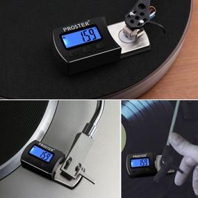 img 3 attached to 🔧 Proster High Precision 5g/0.01g Turntable Stylus Force Tracking Scale for Accurate Phono Cartridge Alignment and Tone Arm Pressure Gauge with LCD Backlight