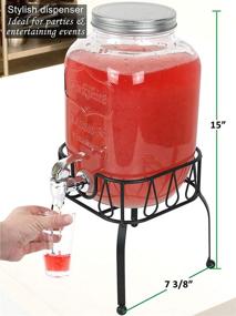 img 2 attached to 🍹 EST3088 Spigot Beverage Dispenser - Elevate Your Style