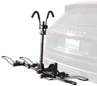 bv 2-bike bicycle hitch mount rack carrier for car truck suv - efficient tray style smart tilting design (2-bike carrier) logo