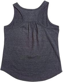 img 2 attached to Tough Triblend California Umbrella Charcoal Girls' Clothing for Tops, Tees & Blouses