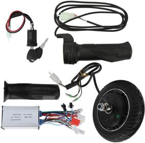 img 1 attached to 🛴 Ohcoolstyle 24V 350W Metal Wheel Brushless Hub Motor Kit 8-inch Electric Scooter Conversion Set