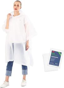 img 4 attached to 🌂 Occupational Health & Safety Adults Ponchos Packs with Drawstring - ANTVEE Products