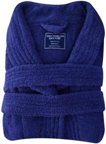 img 4 attached to 🛀 Luxury Shower Collar Cotton Bathrobe