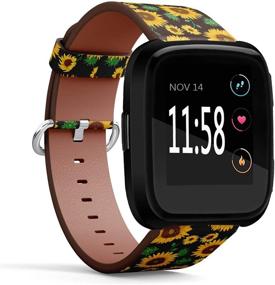 img 1 attached to Ремешок для часов Q Beans, совместимый с Fitbit Versa