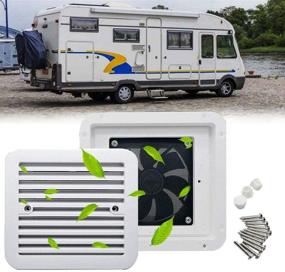 img 4 attached to 🌀 Высокоскоростной вентилятор выхлопа для автодома RV Caravan 12V Вентиляция от MASO - улучшенный SEO.