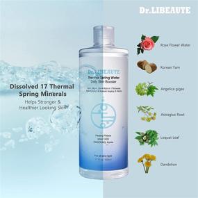 img 1 attached to 🌿 Dr. Libeaute Daily Booster: Mineral & Herb Infused Toner for Hydration, Exfoliation, and Healthier Looking Skin. Non-Alcoholic, Fragrance-Free Formula Ideal for Sensitive and Dry Skin