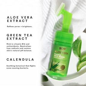 img 2 attached to Aloe Vera Exfoliating Face Brush