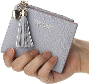 img 2 attached to 👛 Compact Bifold Credit Holder Women's Wallet Handbags & Wallets