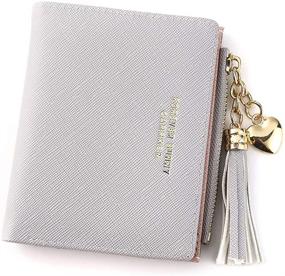 img 4 attached to 👛 Compact Bifold Credit Holder Women's Wallet Handbags & Wallets