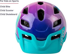 img 1 attached to 🚴 SIFVO Kids Bike Helmet - Roller Skate Helmet - Bicycle Helmet for Boys and Girls Ages 5-14 (50-57cm) - Sports Helmet