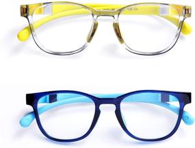 img 4 attached to 👓 Children's Blue Light Glasses, Blue Light Eyewear for Kids Ages 3-12