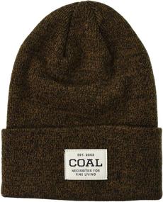 img 1 attached to 🧢 Coal Men's The Uniform Fine Knit Workwear Beanie Hat with Cuffed Design