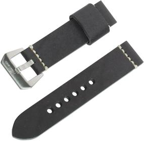 img 4 attached to 🕶️ Genuine Grain Leather Men's Watches and Watch Bands by SWISS REIMAGINED