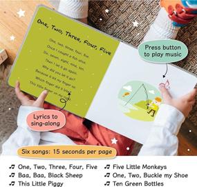 img 3 attached to 📚 Cali's Interactive Sound Book for Babies and Toddlers: Counting and Numbers Nursery Rhymes. Award-Winning Toy for Toddlers 1-3, with Songs for Learning and Counting Fun.