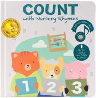 📚 cali's interactive sound book for babies and toddlers: counting and numbers nursery rhymes. award-winning toy for toddlers 1-3, with songs for learning and counting fun. logo