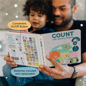 img 2 attached to 📚 Cali's Interactive Sound Book for Babies and Toddlers: Counting and Numbers Nursery Rhymes. Award-Winning Toy for Toddlers 1-3, with Songs for Learning and Counting Fun.