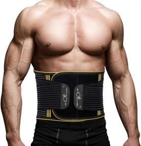 img 3 attached to 🏋️ SZ-Climax Lumbar Support Belt - Back Brace for Women and Men - Waist Support Belt with Detachable Metal Spring Strip for Back Pain Relief, Sciatica, Spinal Stenosis, Scoliosis, or Herniated Disc