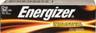 energizer d alkaline industrial batteries 1.5v - box of 12: long-lasting power for industrial applications logo