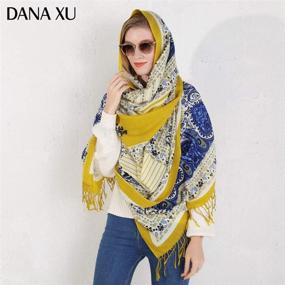 img 3 attached to 🧣 DANA XU Pashmina Scarf for Women - Essential Women's Accessories in Scarves and Wraps Collection