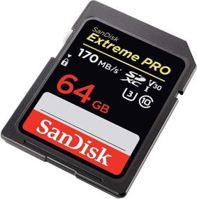 img 1 attached to SanDisk 64GB (Five Pack) Extreme Pro Memory Card (SDSDXXY-064G-GN4IN) SDXC 4K V30 UHS-I With Everything But Stromboli (TM) Combo Reader