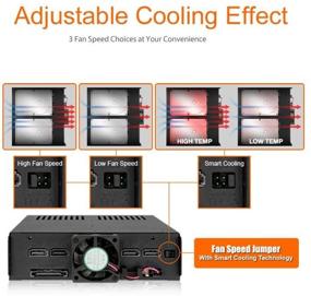 img 1 attached to 🔧 ExpressCage MB324SP-B: Tool-Less 4 Bay 2.5" SAS/SATA HDD & SSD Hot Swap Cage for External 5.25" Bay by ICY DOCK