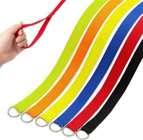 img 4 attached to 🐾 ADCSUITZ Slip Leads Rope Leash for Dogs and Cats - 6 FT Strong and Durable Leashes with O-Ring - Choose from 6 Colors - Soft Strap for Easy Control, Perfect for Puppy, Kitten Walking, Training, Grooming, Shelter, Rescues, and More