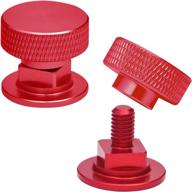 fasteners pipeliner replacement accessories knurled red logo