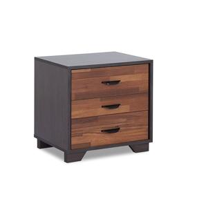 img 4 attached to 🪑 ACME Furniture 97340 Eloy Nightstand: Stylish One-Size Walnut Bedside Table