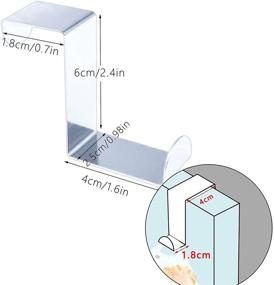 img 3 attached to Versatile and Durable: Adjustable Stainless Z Shaped Reversible Hanging Solution