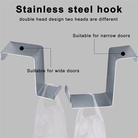 img 2 attached to Versatile and Durable: Adjustable Stainless Z Shaped Reversible Hanging Solution