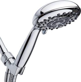 img 4 attached to 🚿 Introducing LOKBY High-Pressure Handheld Shower Head: 6-Setting, 5 Inch Rain Shower with Hose for Amazing Shower Experience, Even with Low Water Pressure!