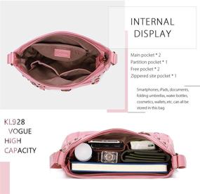 img 1 attached to 👜 Stylish and Multifunctional KL928 Crossbody Shoulder Handbags for Women: Leather Handbags, Wallets, and Shoulder Bags