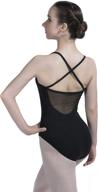 🤸 dance favourite black cross straps leotards: perfect for women and girls gymnastics 01d0171 логотип