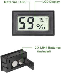 img 2 attached to Goabroa Hygrometer Thermometer Temperature Fahrenheit