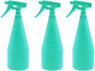 🌼 seasonfall 34oz plastic spray bottles, 3 pack for cleaning solutions - leak proof & adjustable head - ideal for garden, home, and office use logo